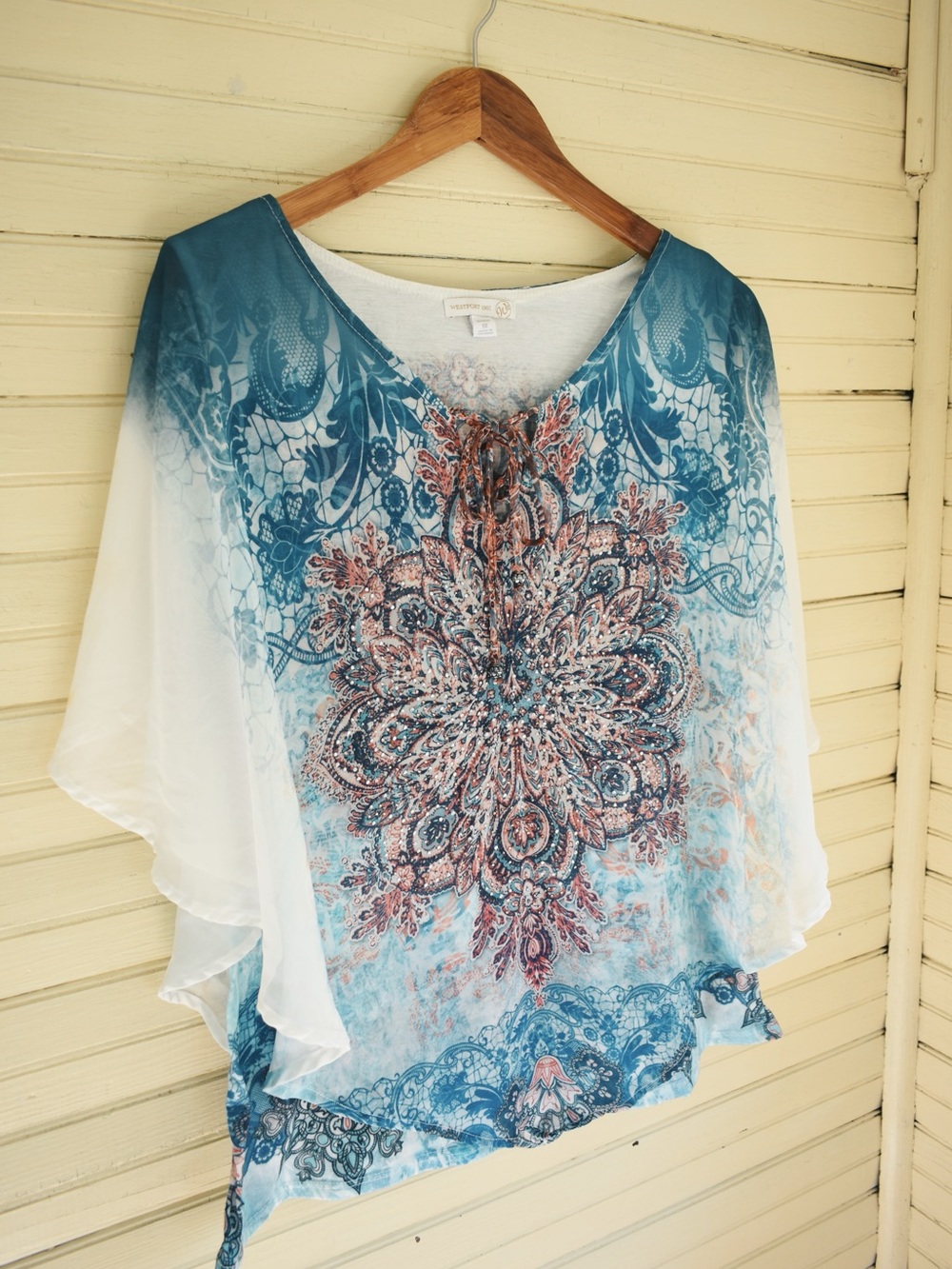 Asymmetrical Lace Up Top